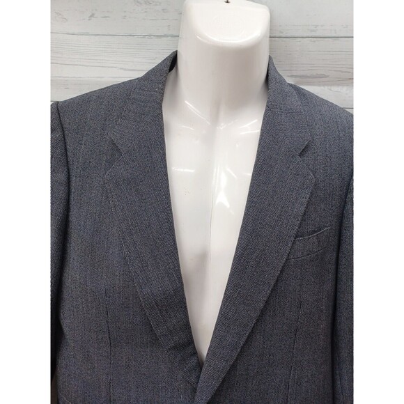 High Class Tailor Mens Blazer Jacket Sport Coat Gray Sz 38R - Picture 2 of 8